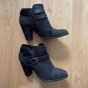 Black Heeled Booties